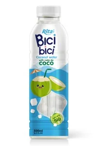 Bici Bici 椰果椰子水（大瓶装）16.9 盎司 PET 瓶