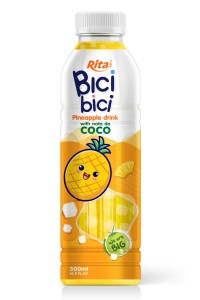 Bici Bici 椰果菠萝汁饮料 16.9 盎司 PET 瓶
