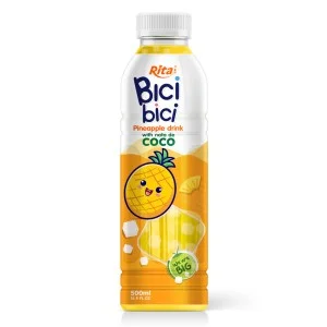 Bici Bici 椰果菠萝汁饮料 16.9 盎司 PET 瓶