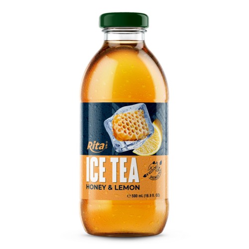 蜂蜜柠檬冰茶饮料 16.9 液盎司 玻璃瓶