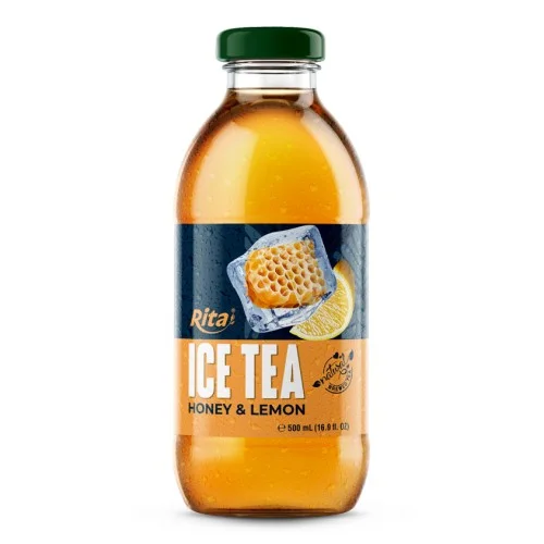 蜂蜜柠檬冰茶饮料 16.9 液盎司 玻璃瓶