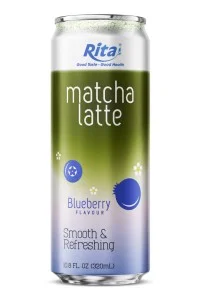 Rita蓝莓味抹茶拿铁