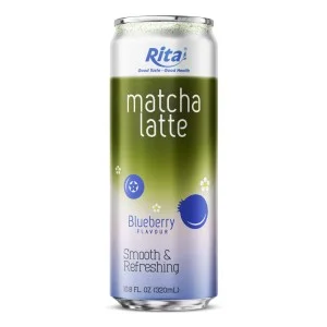 Rita蓝莓味抹茶拿铁