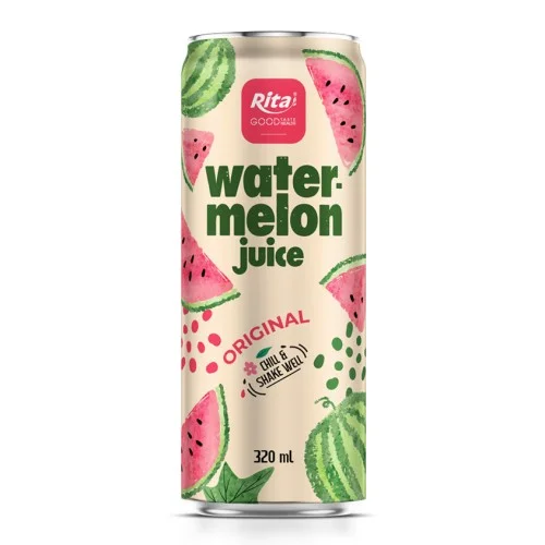 Rita 原味西瓜汁 320ml 光滑罐装