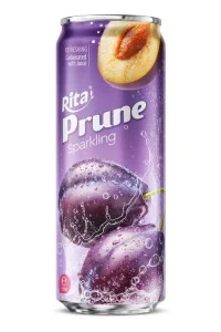 Rita 气泡西梅味饮料 320ml 细长罐