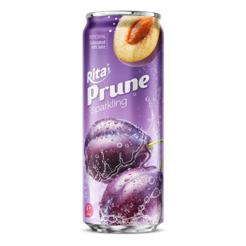 Rita 气泡西梅味饮料 320ml 细长罐