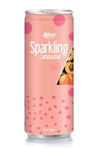桃子味起泡碳酸饮料 250ml 细罐