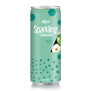 苹果味起泡碳酸饮料 250ml 细罐