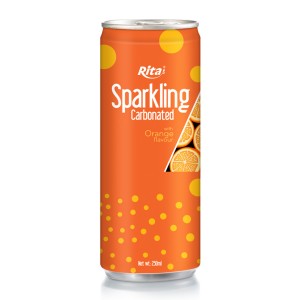 橙子味起泡碳酸饮料 250ml 细罐
