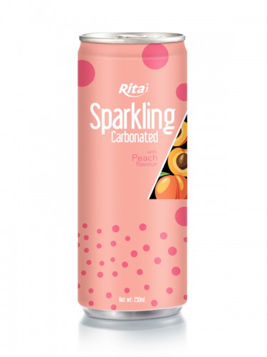 Sparkling Peach Fruit Flavor Drink