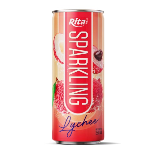 荔枝味气泡饮料 250ml 罐