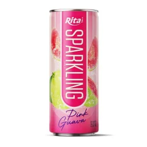 粉红番石榴果味气泡饮料 250ml 罐