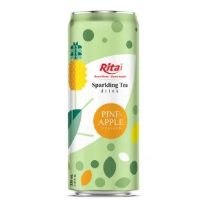 330ml 圆罐菠萝味起泡茶