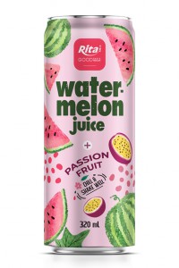 Watermelon with Fruit 320ml sleek can 02