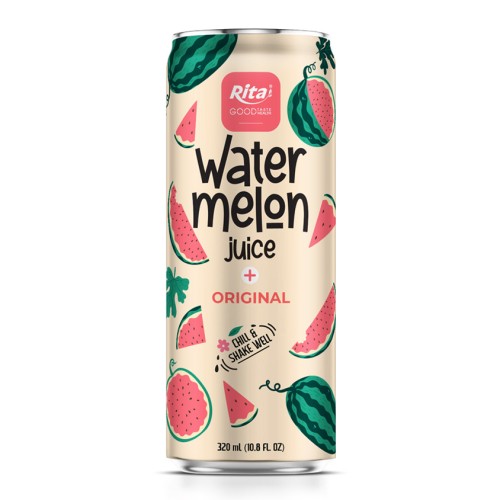 Rita 原味西瓜汁 320ml 光滑罐装 