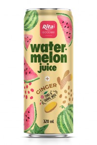 Watermelon with Ginger juice 320ml sleek can