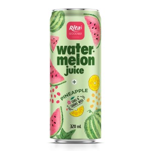 320ml 光滑罐装丽塔西瓜汁加菠萝饮料