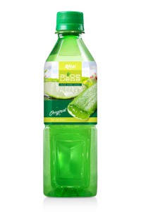 最佳天然原汁芦荟汁 500ml 绿色宠物瓶. 