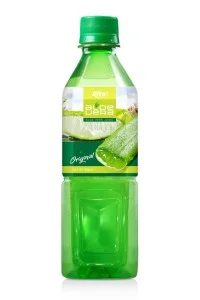 最佳天然原汁芦荟汁 500ml 绿色宠物瓶. 