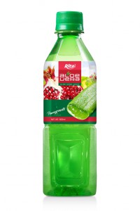 健康芦荟石榴味 500ml 绿色宠物瓶