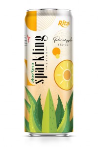 aloe vera juice sparkling pineapple flavor drink
