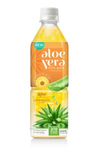 芦荟果肉与菠萝味 500mlPET方瓶