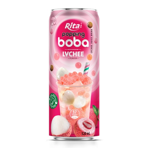 散装波霸茶荔枝味 320ml 细罐