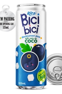 Bici Bici 黑加仑椰果饮料 325ml（宽口罐）