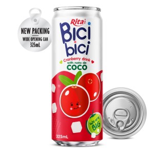 Bici Bici 325ml 蔓越莓椰果饮品（宽口罐）