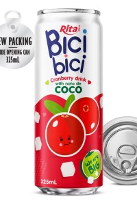 Bici Bici 325ml 蔓越莓椰果饮品（宽口罐）
