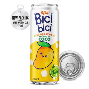Bici Bici 芒果椰果饮料 325ml（宽口罐装）