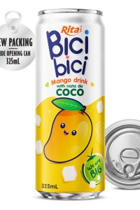 Bici Bici 芒果椰果饮料 325ml（宽口罐装）