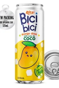 Bici Bici 芒果椰果饮料 325ml（宽口罐装）