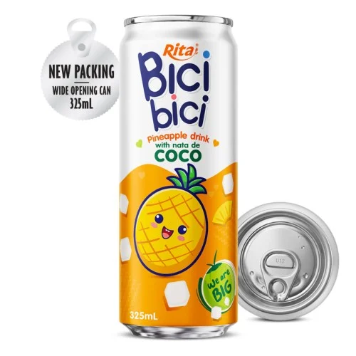 Bici Bici 325ml 菠萝椰果饮料(宽口罐)