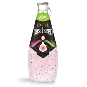 鸡尾酒风味与罗勒种子290ml
