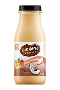 Iced Coffee Coco Milk French Vanilla 280ml Glass