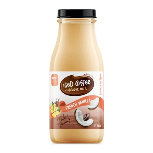 冰咖啡椰奶法式香草味 280ml 玻璃瓶装