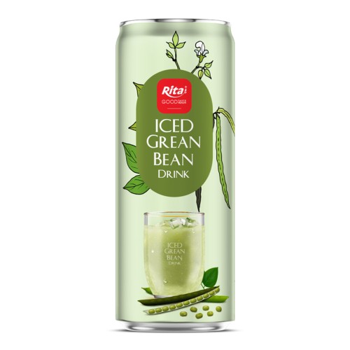 批发冰绿豆饮料320ml细罐