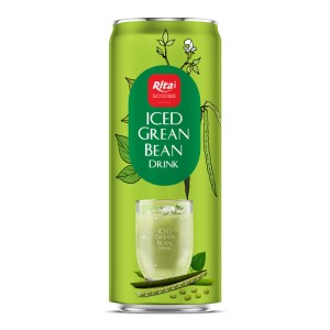 OEM冰绿豆饮料320ml细罐