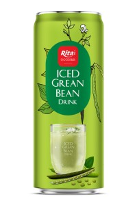 OEM冰绿豆饮料320ml细罐