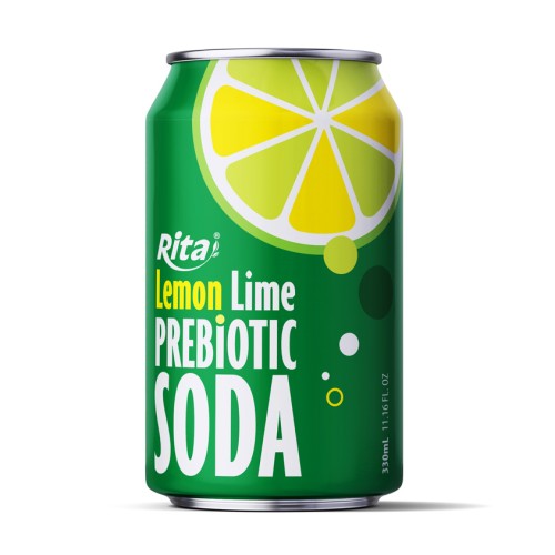 柠檬莱姆益生元汽水 330ml 短罐