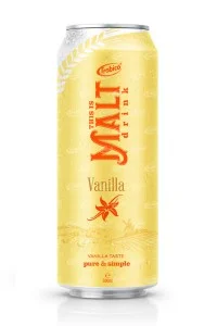 麦芽饮料与香草味500ml