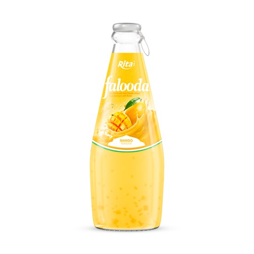 供应商 Falooda 芒果味 290ml 玻璃瓶