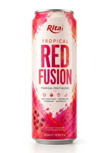 天然热带红韵水果混合饮料 325ml 罐装