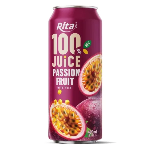 Rita 100% 纯 百香果 果汁 罐装 490ml