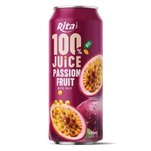 Rita 100% 纯 百香果 果汁 罐装 490ml