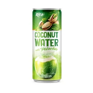 Rita Coconut water with Pistachio 250ml alu-can
