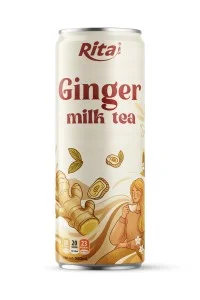 Rita Ginger Milk Tea 320ml cans