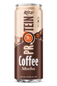 Rita 蛋白质咖啡摩卡风味 325ml 即饮高蛋白咖啡铝罐装