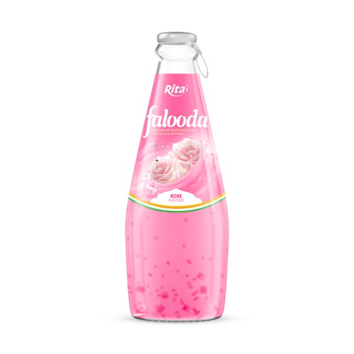 最佳品质 290ml 玻璃瓶 Falooda 玫瑰味